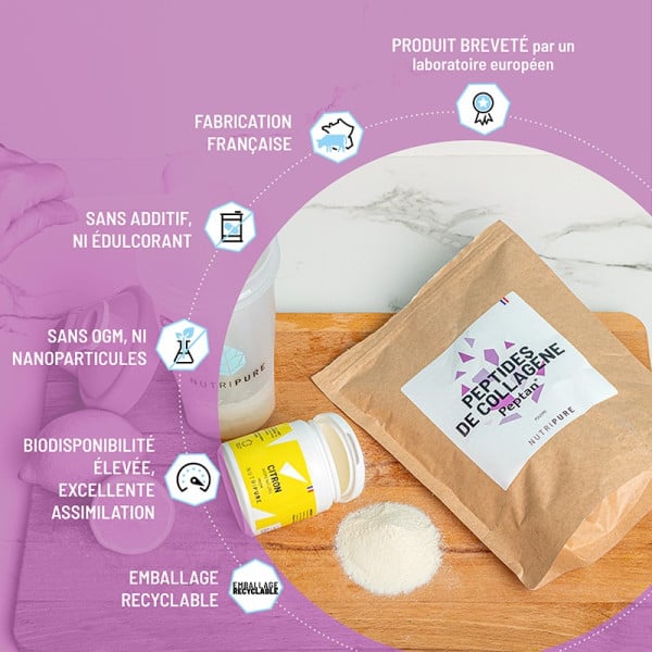 Avantages peptides collagène nutripure