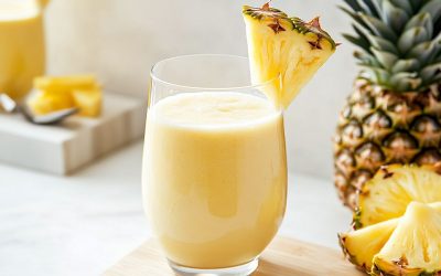 Recette smoothie ananas et collagène