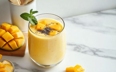 Recette smoothie mangue et collagène